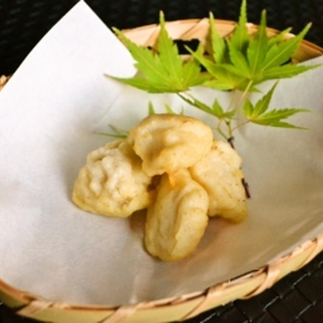 【白身魚のしら揚げ　ナゲット風】