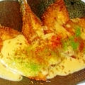 いわしのパン粉焼きなめらかポテトオニオンソース
