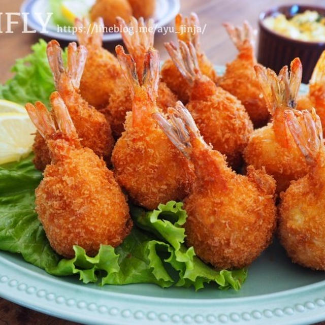 まん丸可愛い！チーズin海老フライ♪