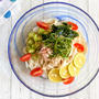＊薬味たっぷり♪蒸し鶏とオクラの冷やしうどん＊