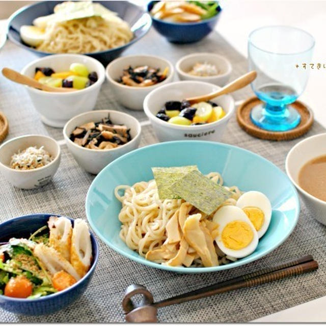 濃厚魚介スープのつけめん　18日の休日ブランチ