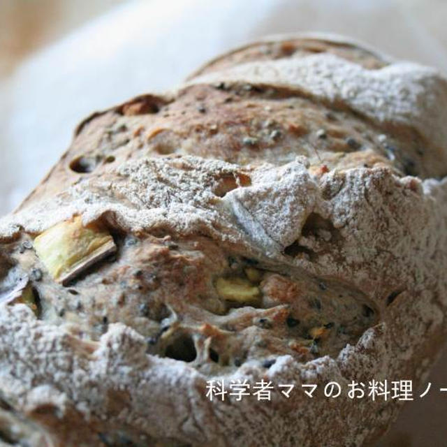 ゴマとサツマイモのパン☆セザム・エ・パタートのレシピです