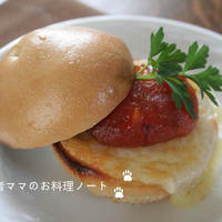 干し柿のベーグルサンド