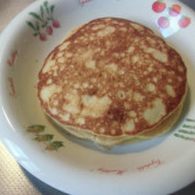 雪がうっすらと積もりました　　そば粉のパンケーキ