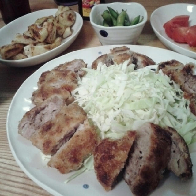 豚こまで山盛りカツ