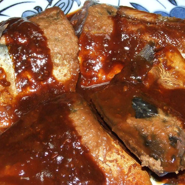圧力鍋でサバの煮付け”味噌味”でおます