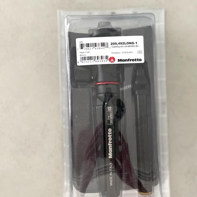 Manfrottoマンフロットテーブルトップ三脚キットとスマートフォン用三脚アダプター MCLA