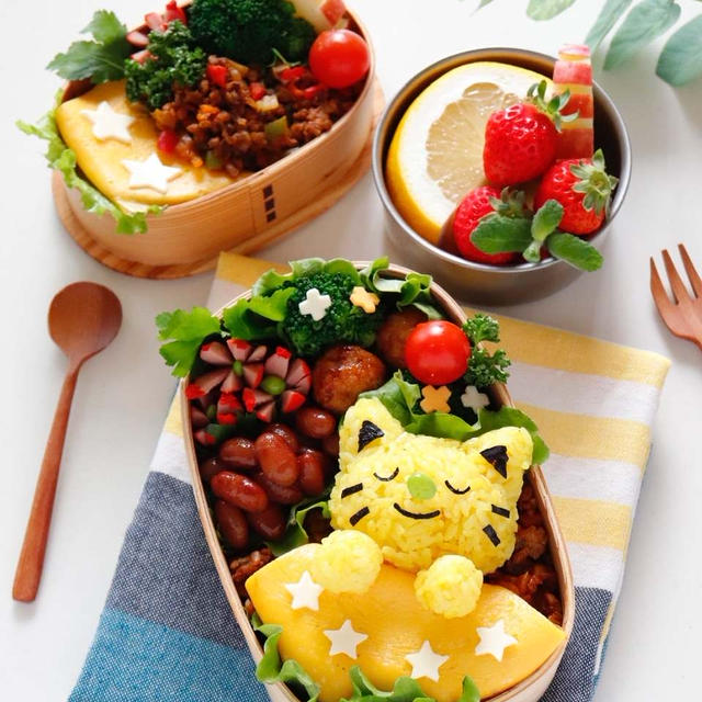 可愛いお弁当を旦那に持たせる嫌がらせ弁当「おやすみネコちゃんカレー弁当編」