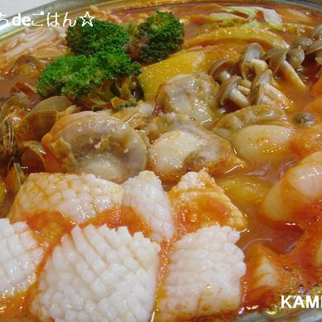 おうちでトマト鍋♪簡単美味しい！イタリアン鍋☆