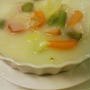 ●残り野菜でクリームスープ