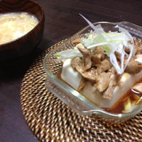 豆腐でもう一品