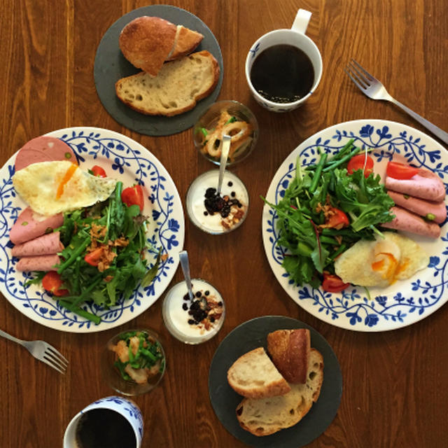ホシノとヴィロンの朝ごはん