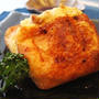 クリーミーポテ納豆の詰め焼と晩ごはん