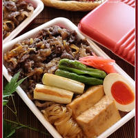 牛鍋弁当！【ヒガシマル牡蠣だし醤油】