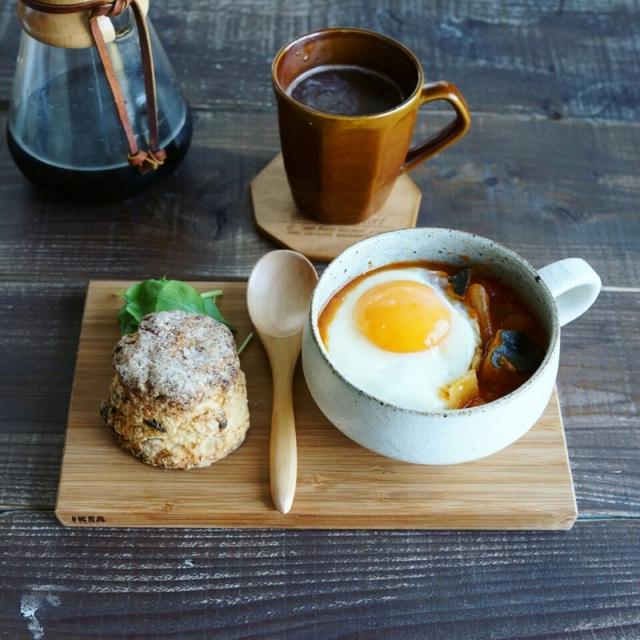 スコーンプレートで朝ごはん
