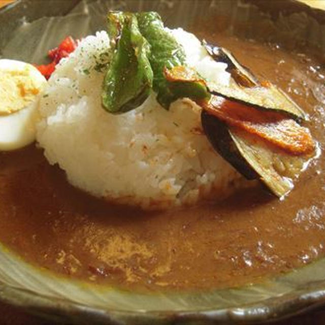 ぽんぽこの里でカレー＆豚カツランチ