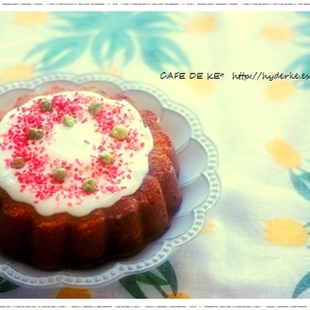 いちごマーブルバターケーキ　　：)　♪