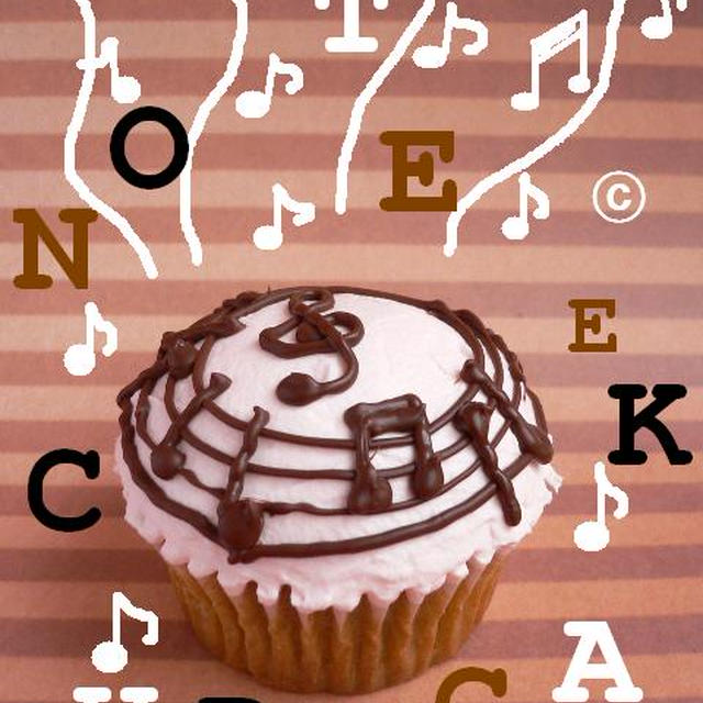 おんぷ♪デコ＆ミルクティーカップケーキ★★★