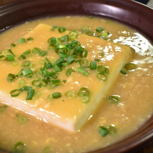 ふわっとした舌触り♪卵あんかけ豆腐