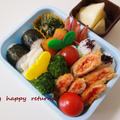 ２月２５日のお弁当（ささみﾁｰｽﾞかつ弁当）