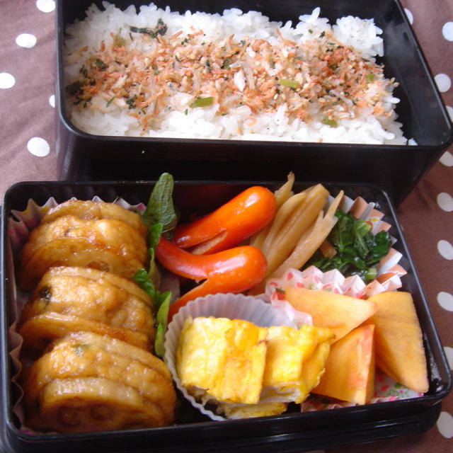 レンコンの鶏つくね　弁当