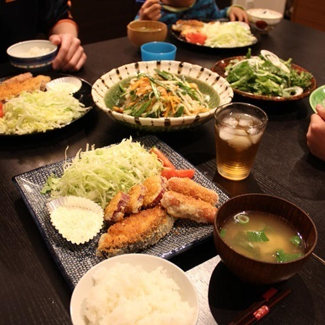 今日のつかみ食べ。
