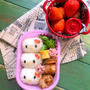 シャキシャキ食感で老化防止に！❤︎娘ちゃん弁当❤︎【スナップエンドウののり塩バター】