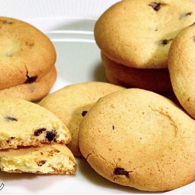 ホットケーキミックスで超簡単 ソフトチョコチップクッキー の作り方 By てぬキッチンさん レシピブログ 料理ブログのレシピ満載