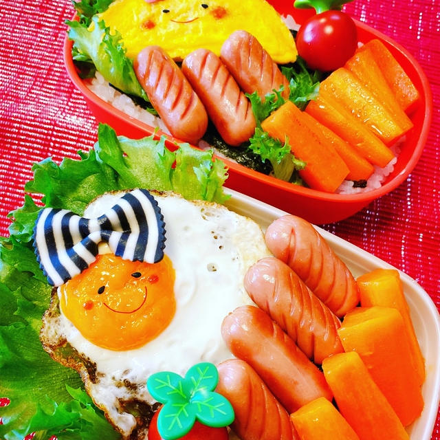 【お弁当動画】#11 目玉焼きの顔弁 [Michelle’s Bento]