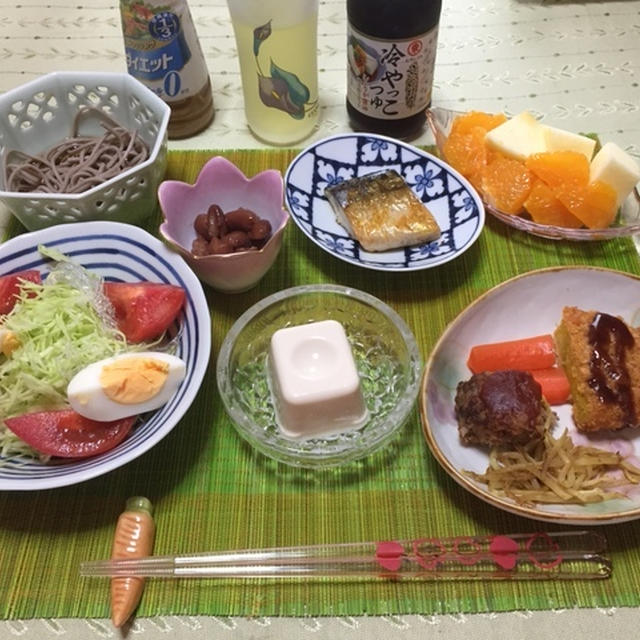 野菜モリモリひとり飯