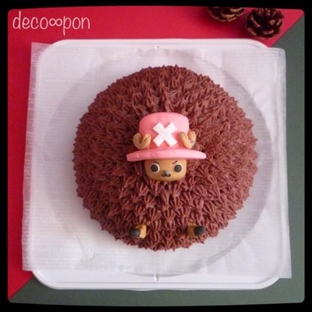 ワンピース 毛皮強化 チョッパーケーキ By Deco Ponさん レシピブログ 料理ブログのレシピ満載