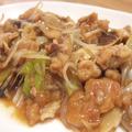 焼肉のタレを隠し味に『豚肉と椎茸のオイスターソース炒め』