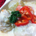 ゴロゴロお野菜と鶏ごぼうボールの濃厚クリームシチュー by SHIMAさん