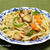 コラボ企画３日目は焼きふぐで「和風焼うどん」&「ひとくち揚げ餃子の甘酢あんかけ」