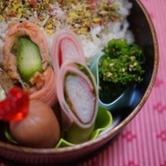 さっぱり爽やかな♪菜の花の梅肉和え【みぃちゃん♪頑張れ！弁当】