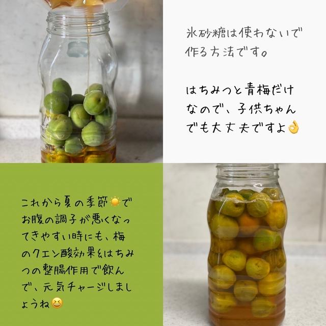 青梅はちみつ漬け