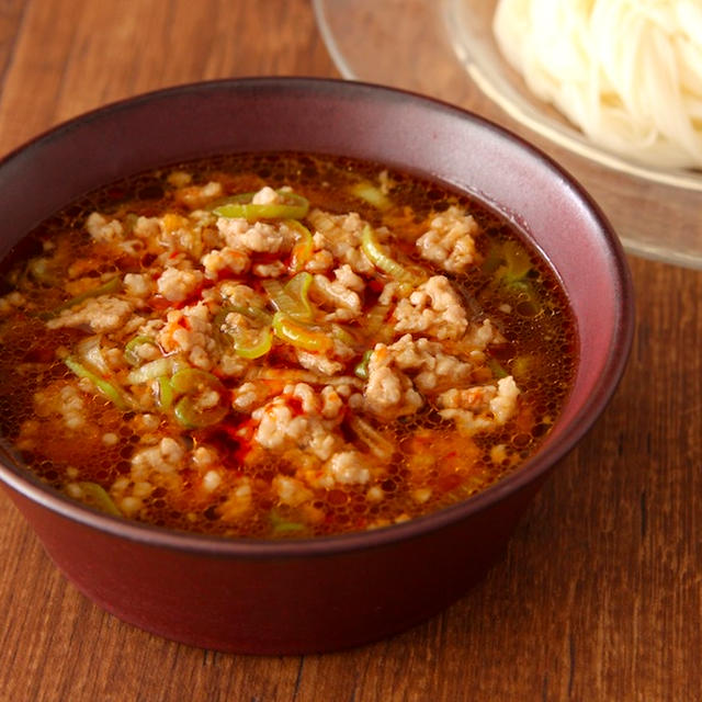 【調理時間10分】ジャージャー麺風つけそうめん