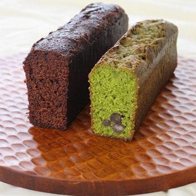 チョコと抹茶のケイク