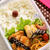 氷卵のカレーうどん / 男子中学生弁当