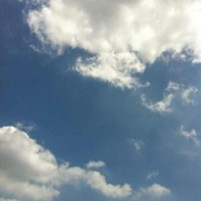 ずる休み？と綺麗な空