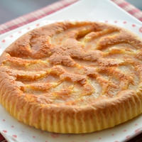 フライパンで　♪　りんごのマーブルケーキ