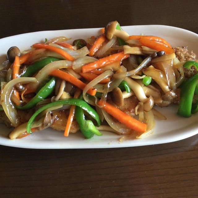 カツ丼用野菜あんかけ