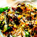 雑穀米と季節野菜のライスサラダ