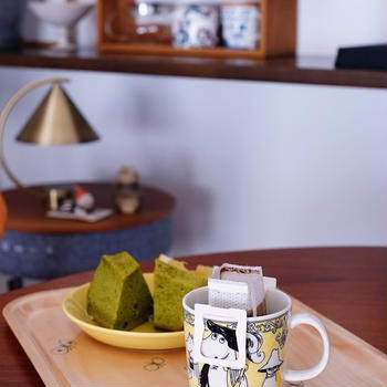美味しいコーヒーとミナペルホネンのトレイ。<PR含>