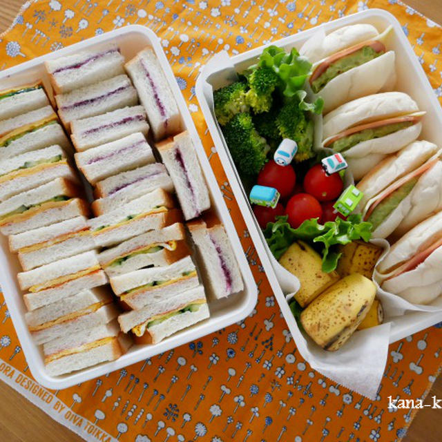 はじめてのサンドイッチ弁当