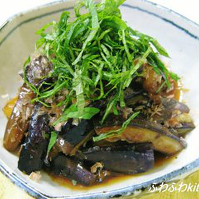 モニターレシピ〜お茄子の梅しそぽん酢炒め
