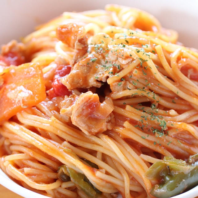 ナポリタンに入れると美味しくて最近気に入っている調味料＼(^o^)／