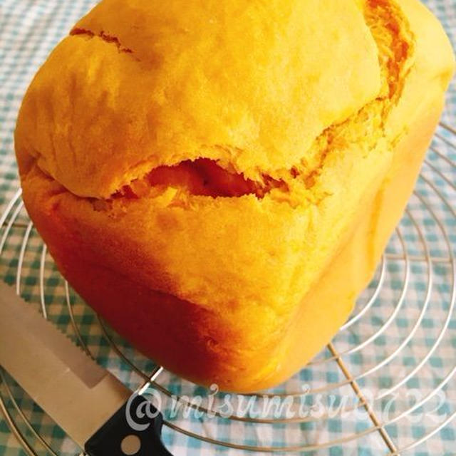 ホエイパン！お砂糖なしたっぷり南瓜食パン