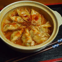 モランボン「PREMIUM鍋」でキムチ餃子鍋