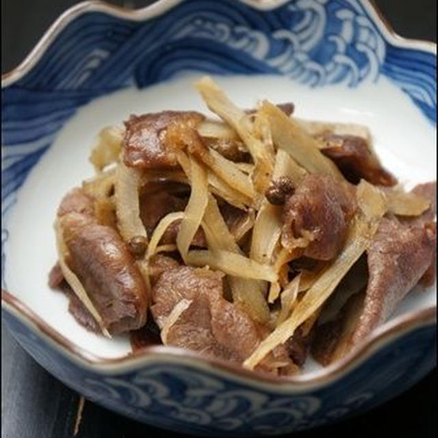 お弁当シーズン♪ 「牛肉とごぼうの当座煮のレシピ。」